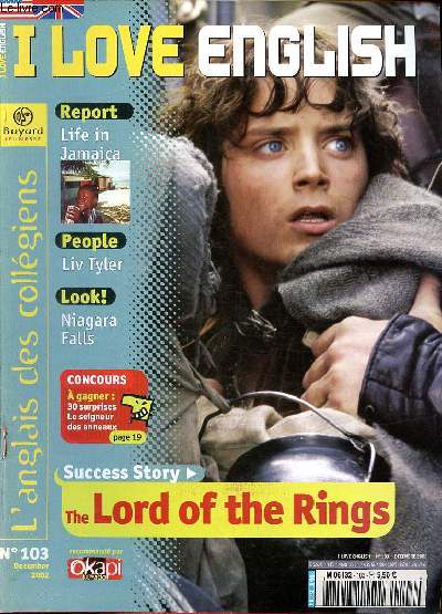 I love english N103 December 2002 The lord of the rings