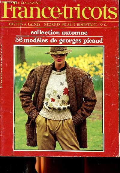 France tricots et laines Georges Picaud N62 collection automne 56 modles de Georges Picaud