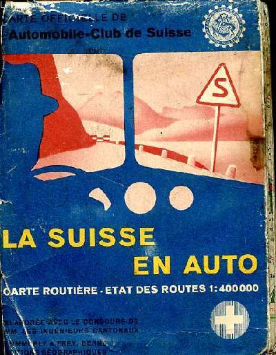 La Suisse en auto Carte routire tat des routes