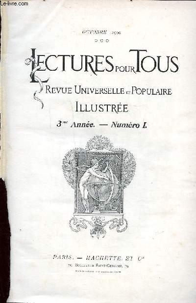 Lecture pour tous Revue universelle et populaire 3 anne Numro 1