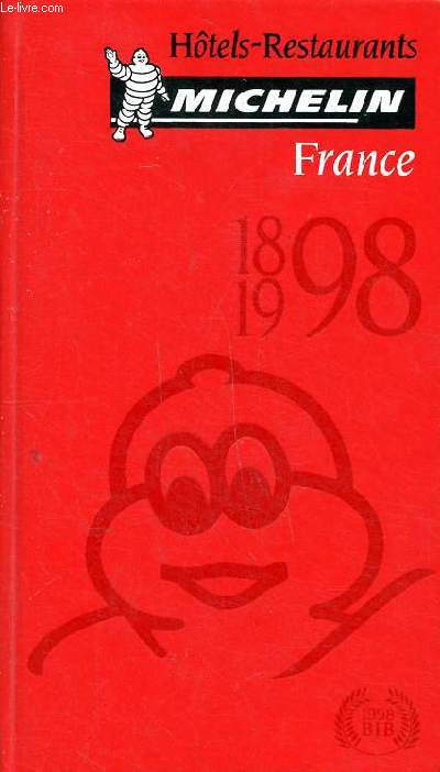 Guide Michelin Htels restaurants 1998