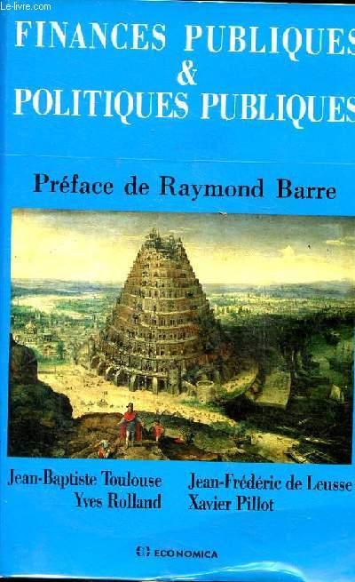 Finances publiques et politiques publiques