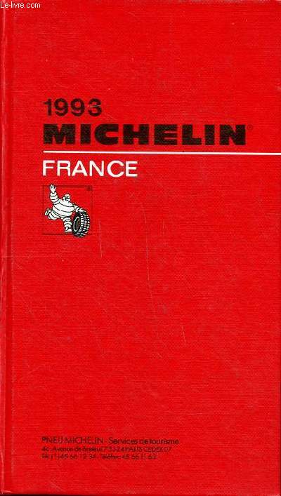 Guide Michelin 1993 France