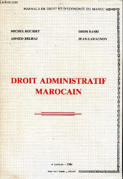 Droit administratif marocain 4 dition