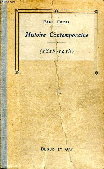 Histoire contemporaine (1815-1913)