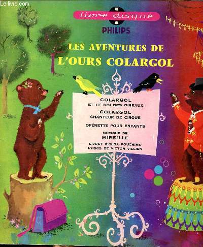 Les aventures dfe l'ours Colargol Livre disque mais vendu sans le disque