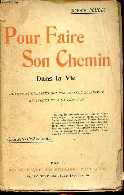 Pour faire don chemin Dans la vie