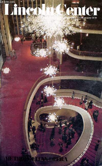 Lincoln center programme du Metropolitain opra