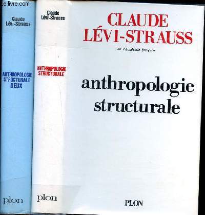 Anthropologie structurale en 2 tomes - avec 23 illustrations dans le texte et 13 illustrations hors texte en noir et blanc + 13 schmas dans le texte tome 2.