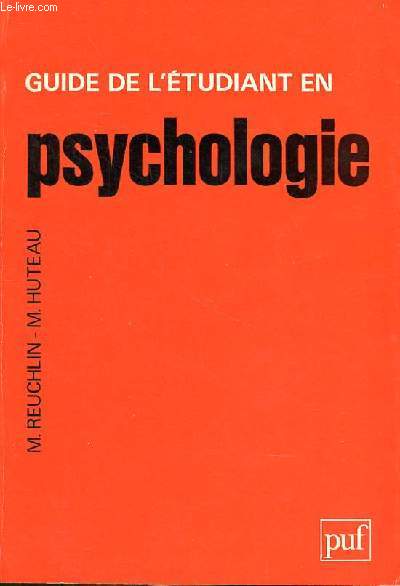 Guide de l'tudiant en psychologie
