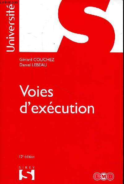 Voies d'excution - 12e dition