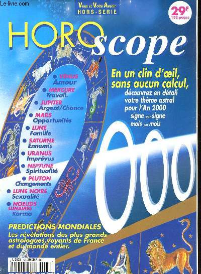 Vous et votre Avenir - HS - Horoscope 2000 -Spcial prdictions 2000 -