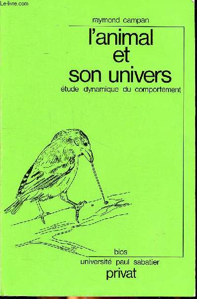 L'animal et son univers tude dynamique du comportement