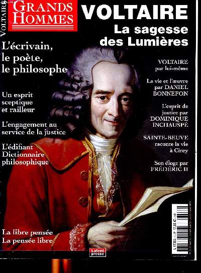 Grands hommes Voltaire la sagesse des Lumires N3 Dcembre 2012 Janvier Fvrier 2013