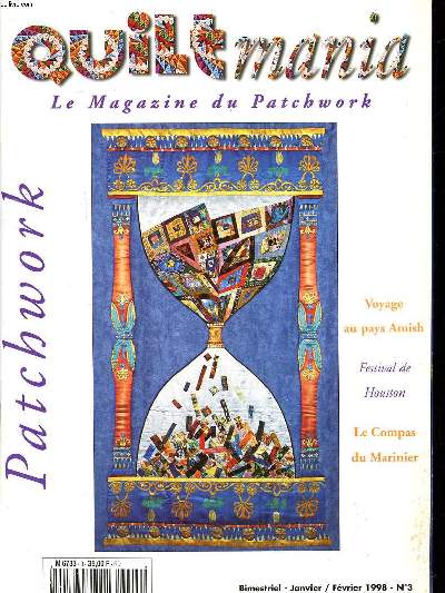 Quilt mania le magazine du patchwork N3 Voyage au pays Amish