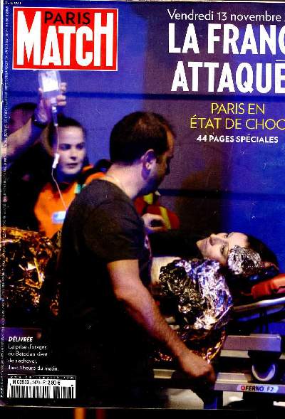 Paris Match N3470 la France attaque Sommaire: Paris en tat de choc; Les chiens mdecins; Une immunothrapie picutane ...