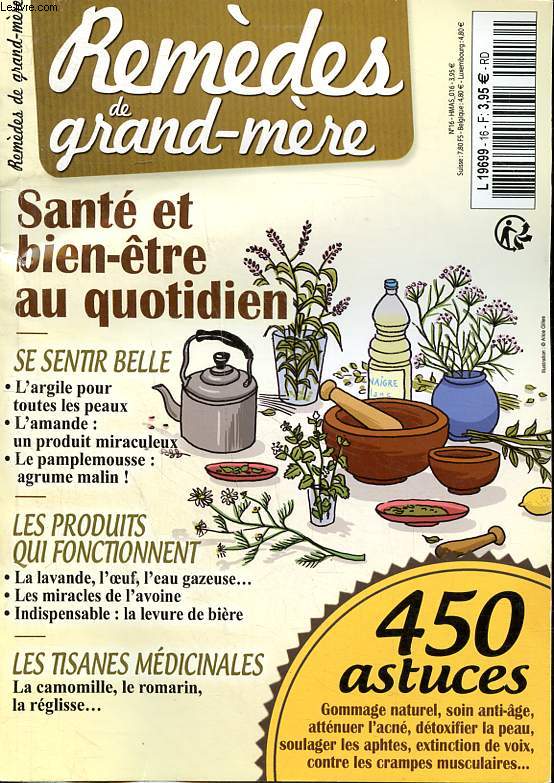 Remdes de grand mre N16 Sant et bien tre au quotidien