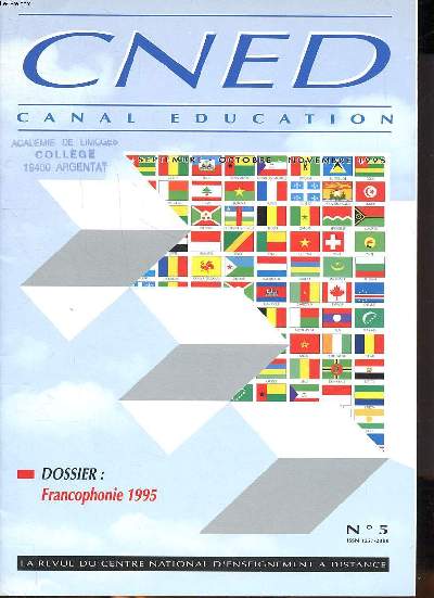 CNED Canal ducation Dossier: Francophonie 1995 N5