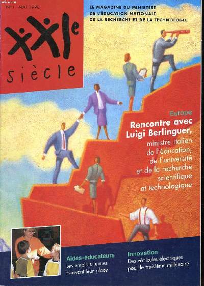 XXI sicle N1 Rencontre avec Luigi Berlinguer ministre italien de l'ducation