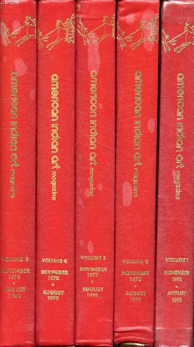 American Indian art 4 numros par volume, 5 volumes