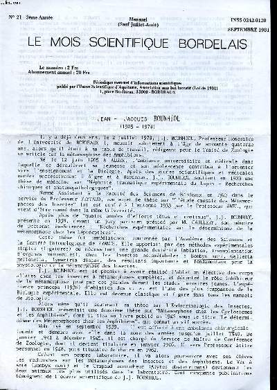 Le mois scientifique bordelais N21 3 anne Jean-Jacques Bounhiol (1905-1979)