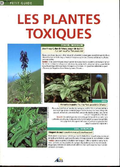 Les plantes toxiques Collection petit guide N 31