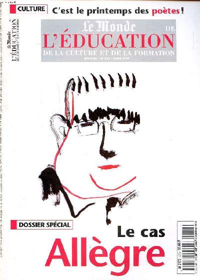 Le Monde de l'ducation N 268 Mars 1999 Dossier spcial Le cas Allgre