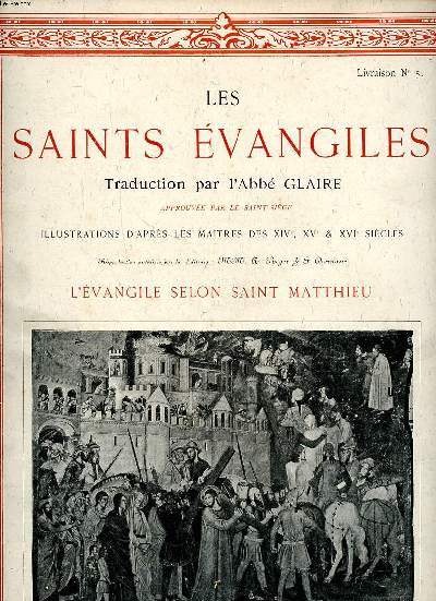 Les Saints vangiles Livraison N5 L'vangile selon Saint Matthieu