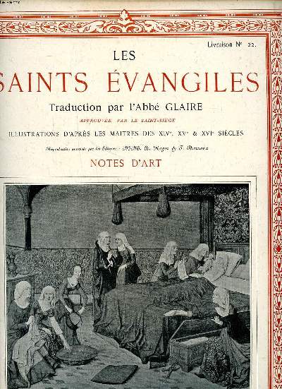 Les Saint évangiles Livraison N° 22 Notes d'art