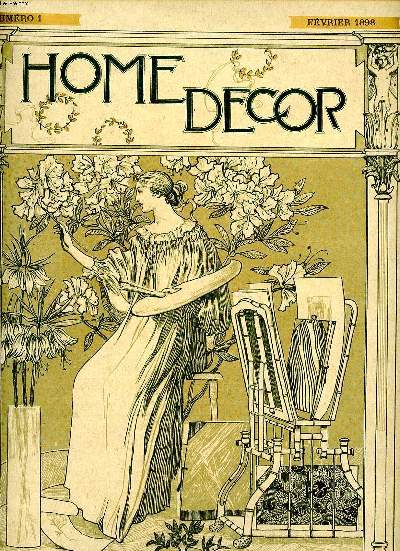 Home dcor N 1 Fvrier 1898 1re anne