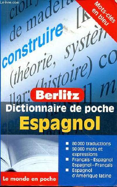Dictionnaire de poche Espagnol