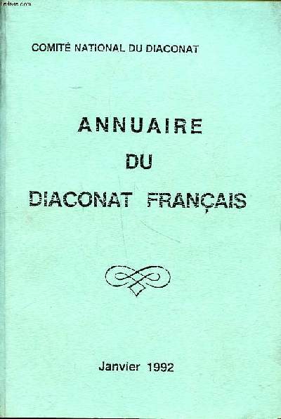Annuaire du diaconat franais Janvier 1992