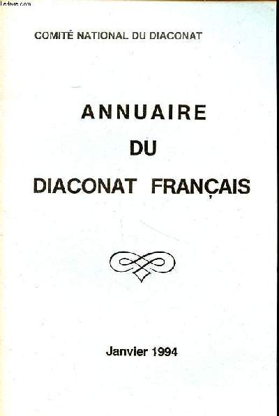 Annuaire du diaconat franais Janvier 1994