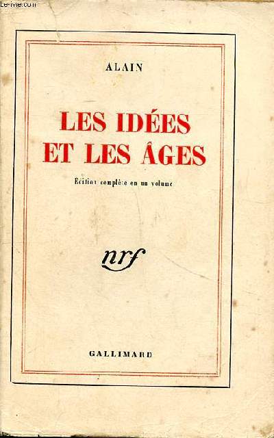 Les ides et les ges Edition complte en un volume