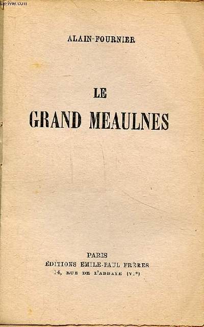 Le Grand Meaulnes