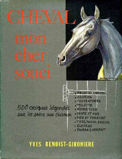 Cheval mon cher souci tous les soins aux chevaux en 500 croquis lgends