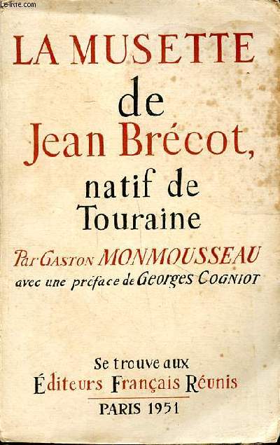 La musette de Jean Brcot natif de Touraine