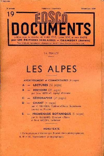 Edsco documents N19 3 anne Les Alpes