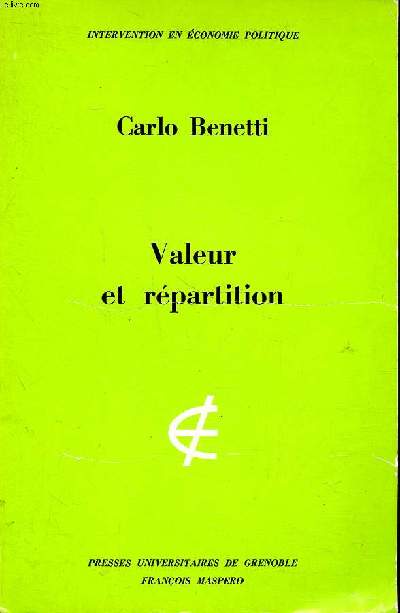 Valeur et rpartition