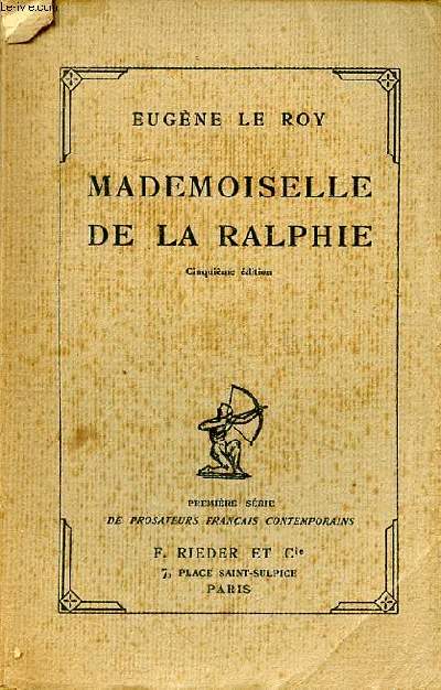 Mademoiselle de la Ralphie 5 dition