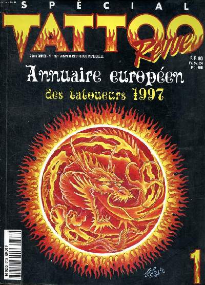 Tattoo revue N1 Janvier 1997 Spcial Annuaire europen des tatoueurs 1997