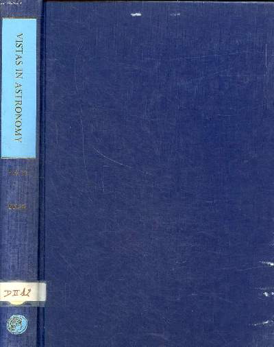 Vistas in astronomy Volume 12 The Henry Norris Russell memorial volume