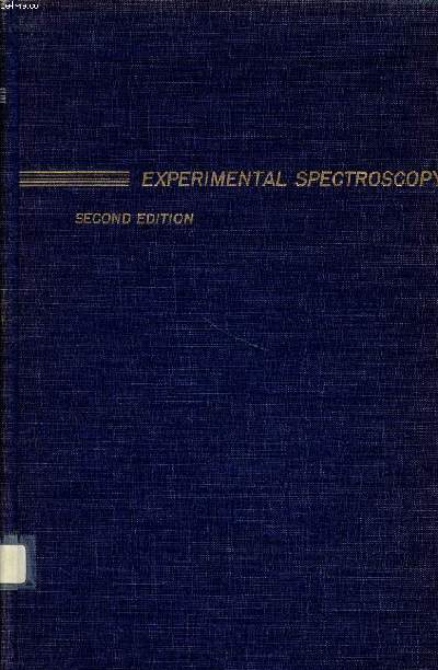 Experimental spectroscopy second edition