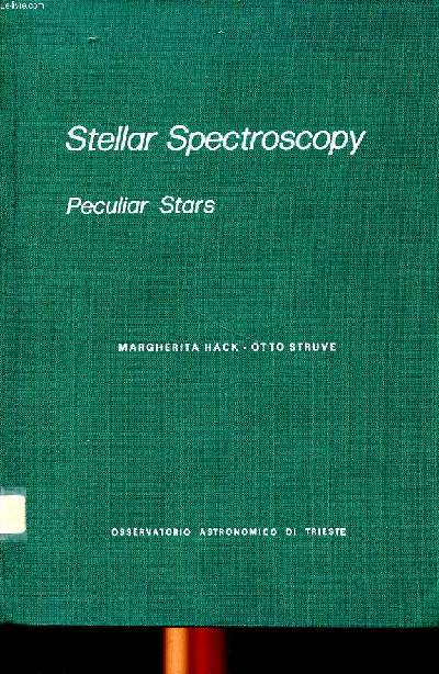 Stellar spectroscopy Peculiar stars