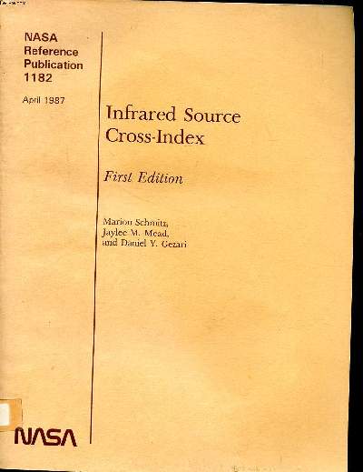 Infrared source cross-index First edition