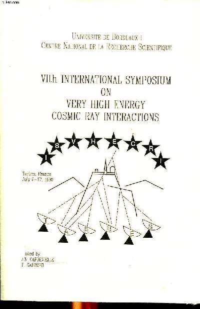 VIth international symposium on very high energy cosmic ray interactions