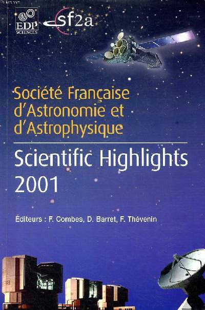 Socit franaise d'astronomie et d'astrophysique Scientific highlights 2001