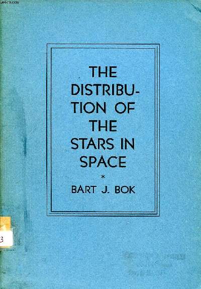 The distribution of the stars in space