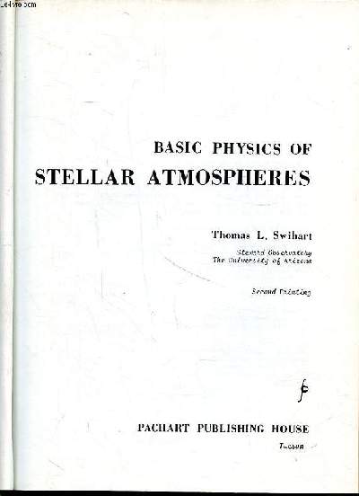 Basic physics of stellar atmospheres