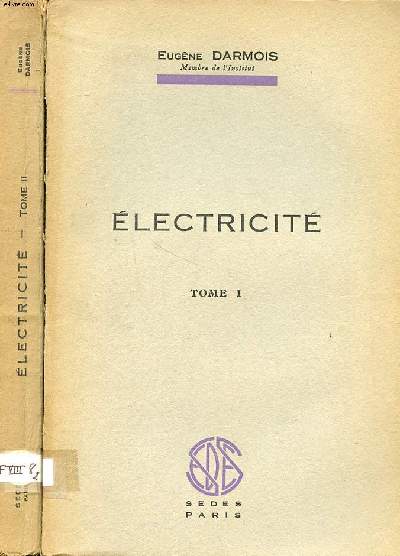 Electricit Tomes 1 et 2